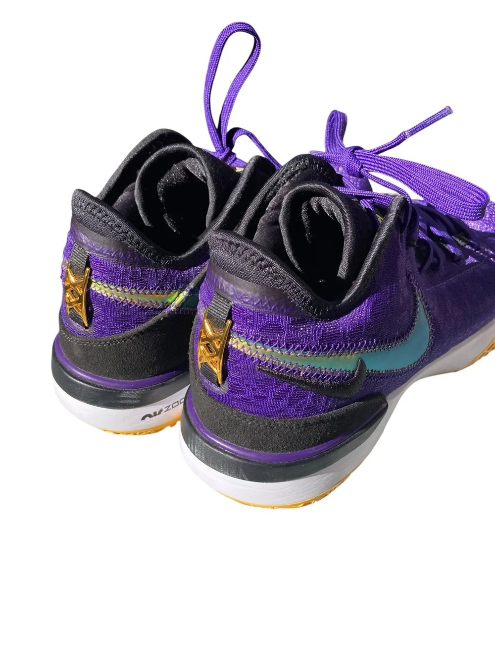 Nike Zoom LeBron NXXT Gen EP DR8788-500 Men’s 8 Purple Gold Shoes